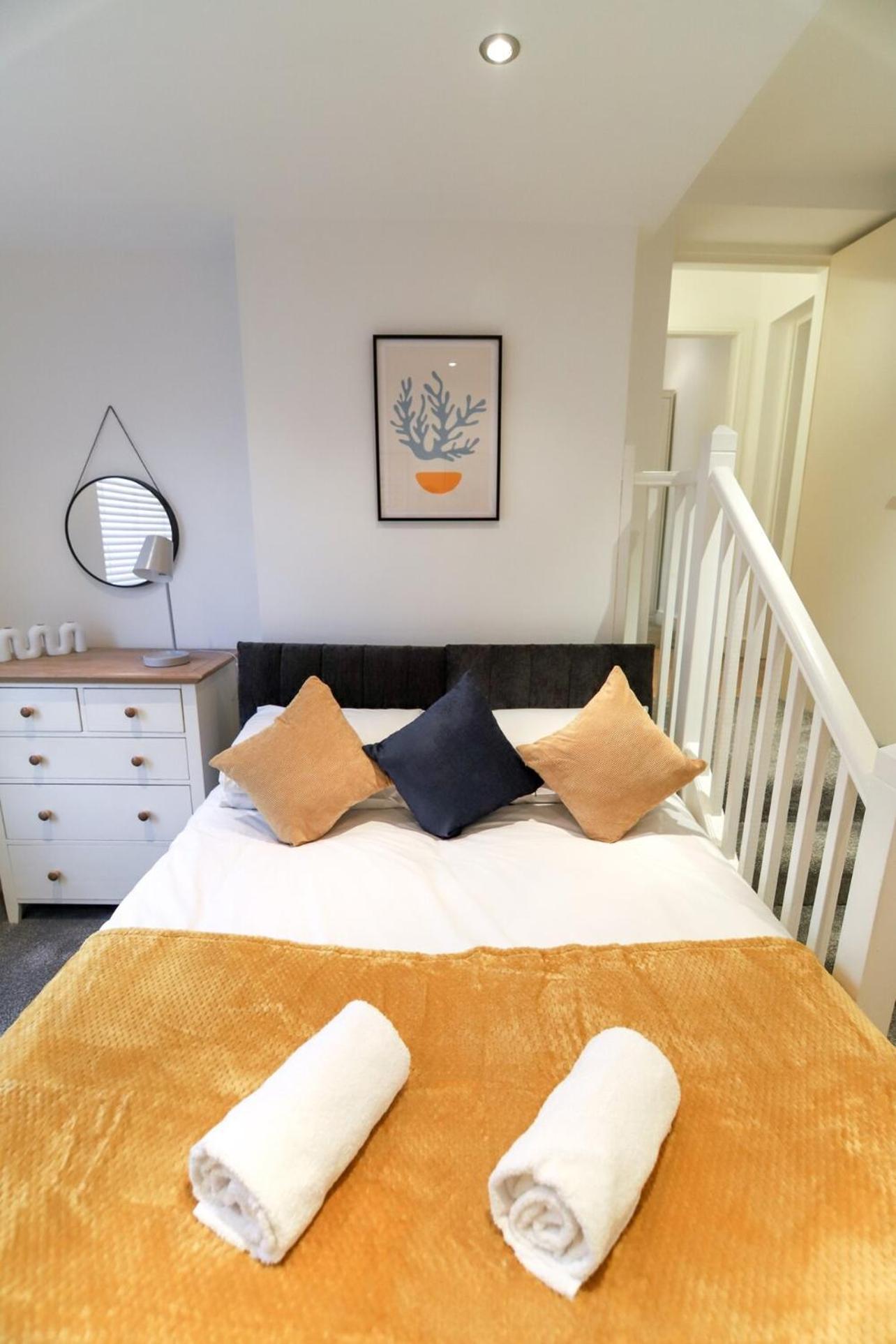 New- Modern 2Br Apt Wifi Sleep5 City Centre Sheffield Exterior foto